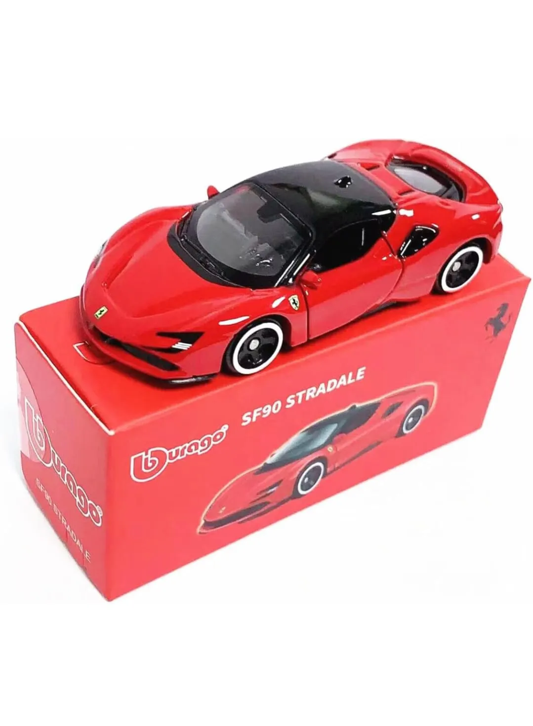 Bburgo 1/64 SF90 STRADALE (RED BOX)