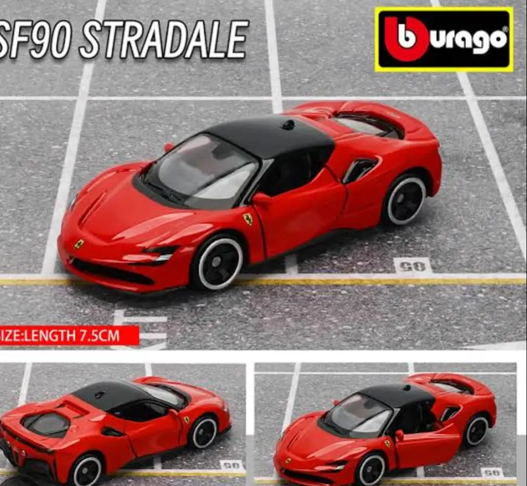 Bburgo 1/64 SF90 STRADALE (RED BOX) - Image 2