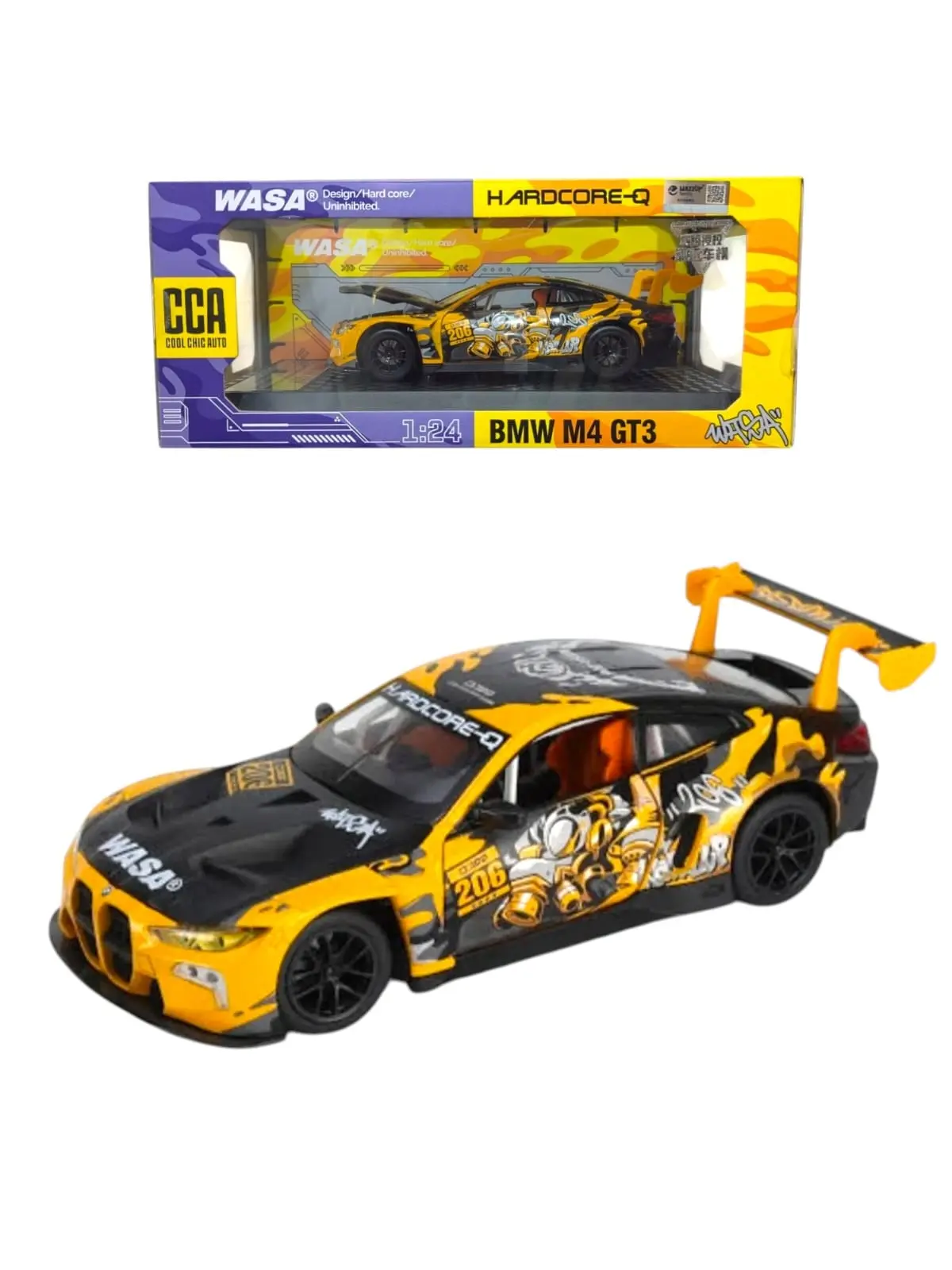 CCA 1/24 BMW M4 GT3 (YELLOW)