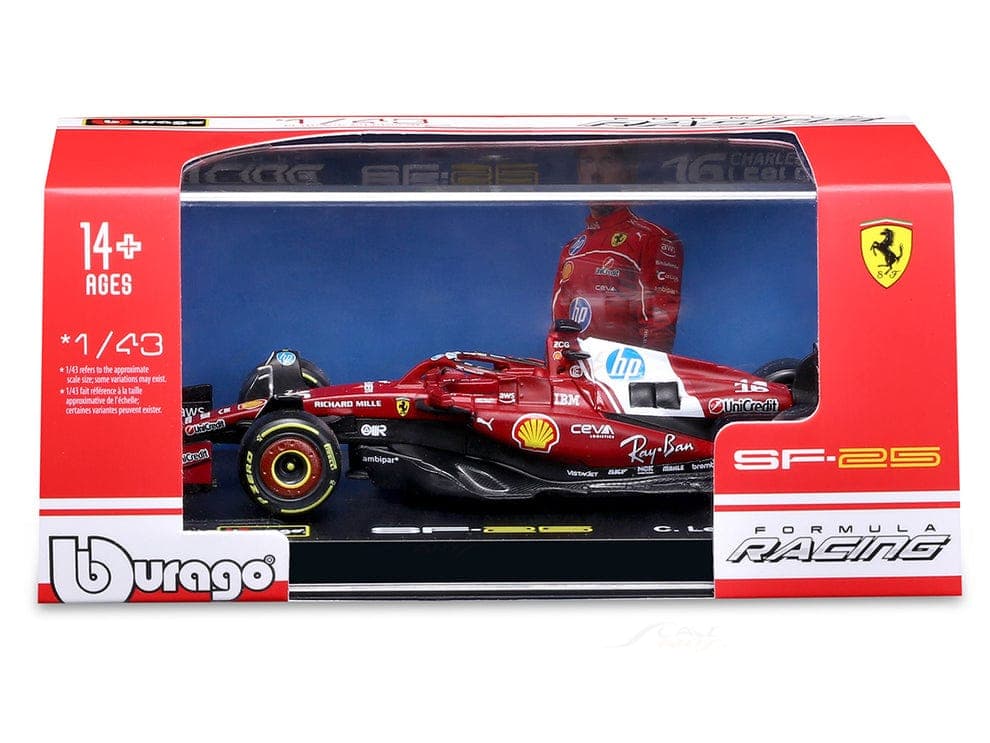 Bburago FERRARI F1 SF.25 - C . Leclerc 1:43
