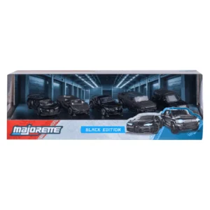 Majorette - 5pc BLACK EDITION - lamborghini sian, supra mk5, buggati Chiron 1, defender, Hummer ev