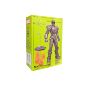 Iron Man action figure, specifically from the Mark series.