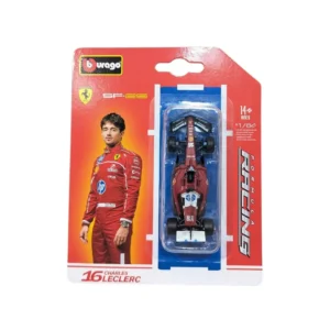 Official Bburago Formula Racing 1 : 64 Diecast Scale Model - SF-25 16 Charles Leclerc