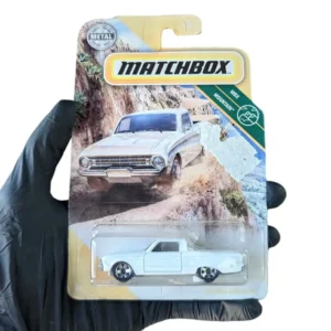 Matchbox '61 Ford Ranchero from the MBX Mountain series.  (Card damaged)