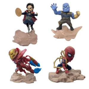 Marvels - Infinity War,set of 4,doctor strange, Thanos, Ironman, spiderman - Figures