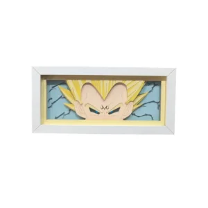 3D shadow light box - Majin Vegeta - Dragon Ball Z