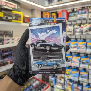 National Icons Jaguar Lightweight E-Type - Hotwheels - Silver Series