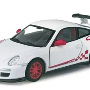 KiNSMART 1:36 Porsche 911 GT3 RS (997) – Die-Cast Model Car - White