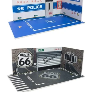 Police Dioramas set (2pc) - PVC - 1:32 - 1:24 scale