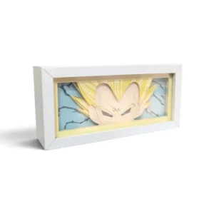 3D shadow light box - Majin Vegeta - Dragon Ball Z