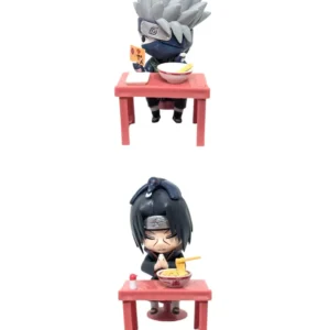 Kakashi & itachi ramen eating set - Naruto figures