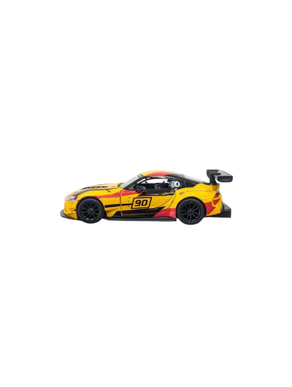 Toyota GR Supra Racing Concept die-cast - Kinsmart - 1:36 scale (Yellow) - Image 2
