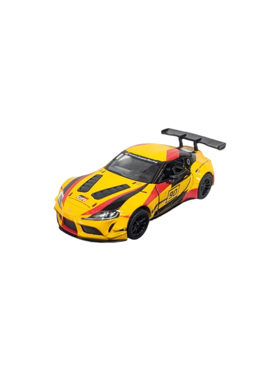 Toyota GR Supra Racing Concept die-cast - Kinsmart - 1:36 scale (Yellow)