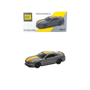 Ford Mustang GT CCA 1:64 scale Grey and orange-