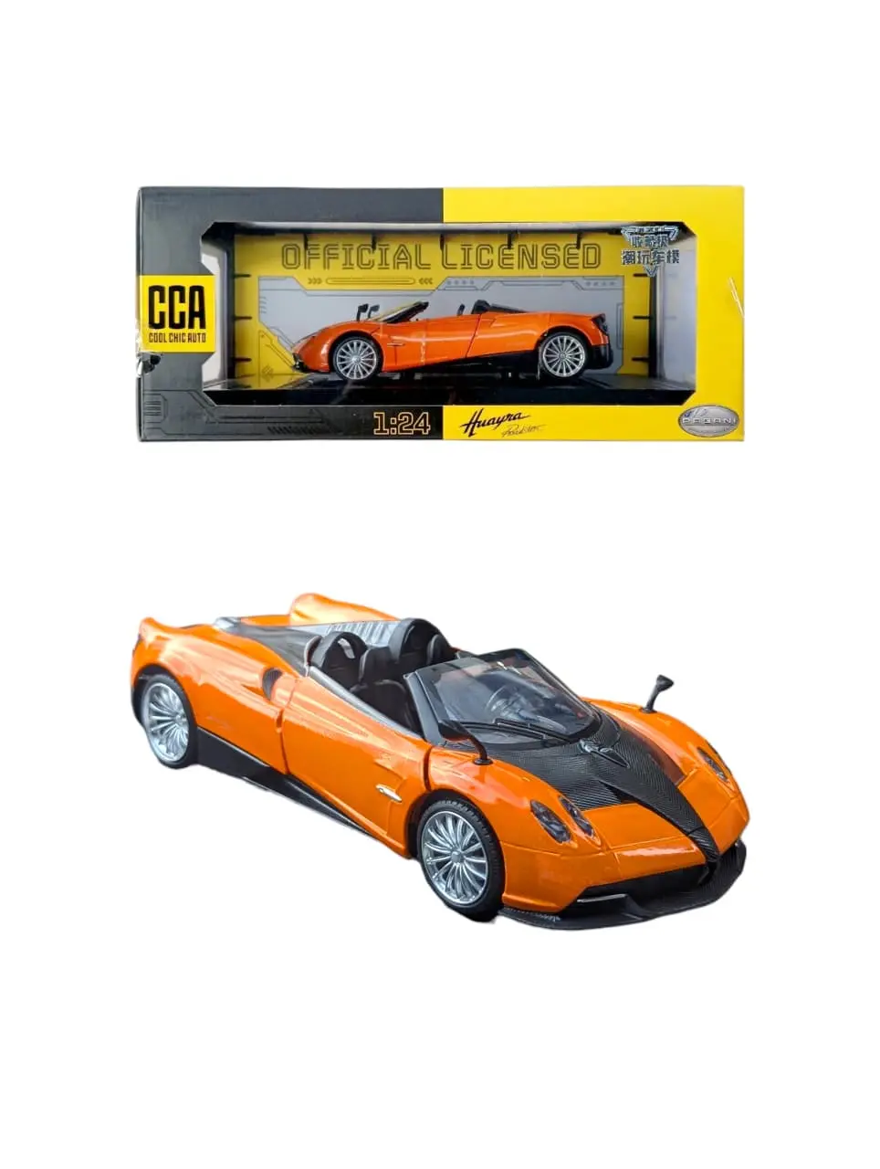 Pagani Huayra 1:24 scale CCA orange