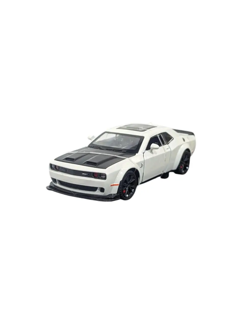 Dodge Challenger SRT Hellcat - 1:32 scale White with acrylic case