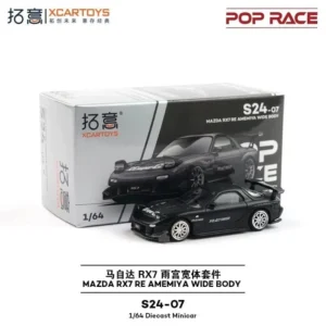 MAZDA RX7 RE AMENIYA WIDE BODY S24-07 POP RACE 1:64 SCALE