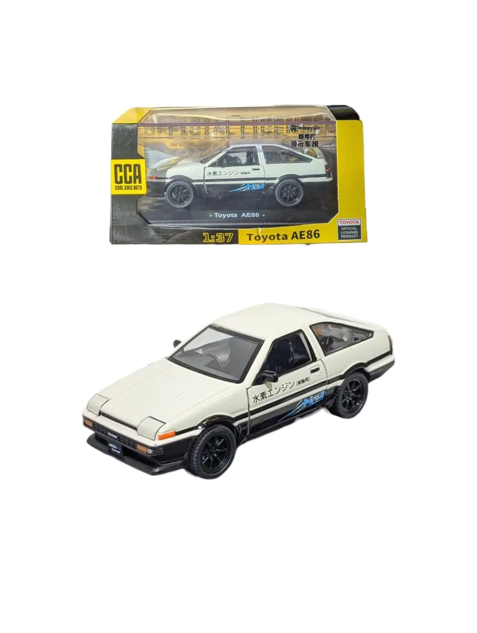 Toyota AE86 1:37 scale CCA (white)