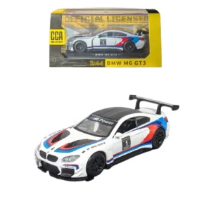 BMW M6 GT3 1:44 scale CCA M sport (White)