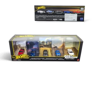 HOT WHEELS PREMIUM FAST & FURIOUS BRIAN O'CONNER 5-CAR COLLECTOR SET 1:64